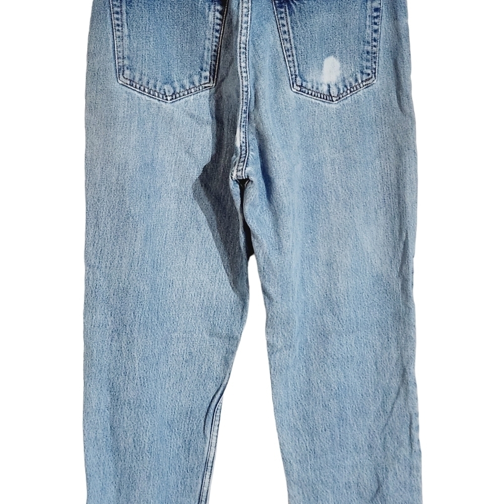 Vintage Gap Light Blue Classic Fit Distressed Mom Jeans Size 14L - Picture 7 of 15
